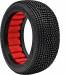 1/8 Buggy Component 2AB Soft LW Tires w/Red Ins (2)