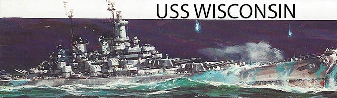 AAN3006 - 1/600 USS Wisconsin BB-64 Battleship 16 Inch By