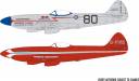 1/48 Supermarine Spitfire MkXIV Race Schemes