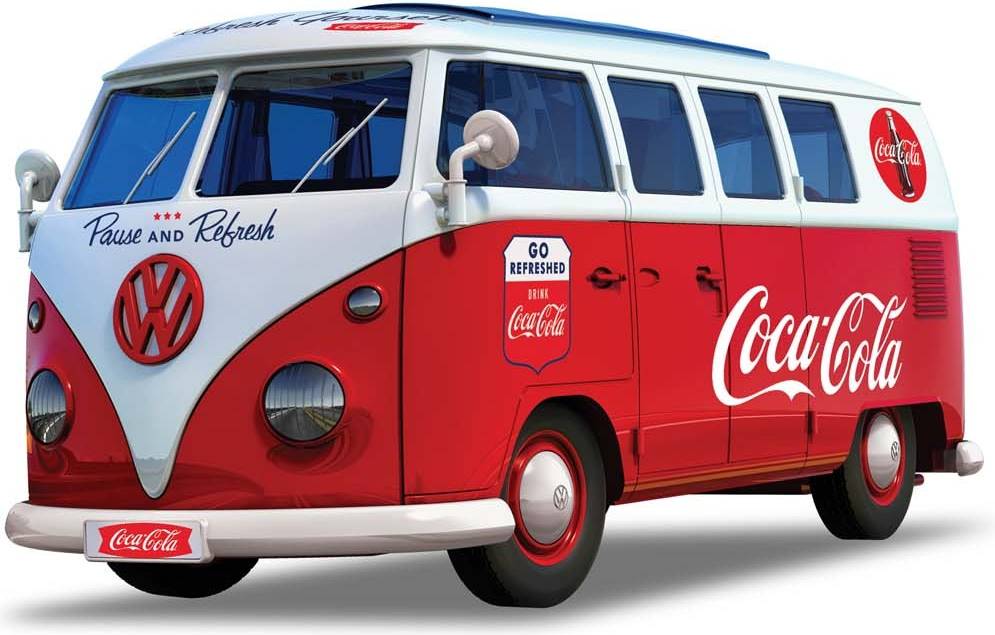 AFPJ6047 - Coca-Cola VW Camper Van - Quick Build By AIRFIX @ Hobbies