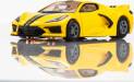 HO Slot Car Corvette C8 Accelerate Yellow