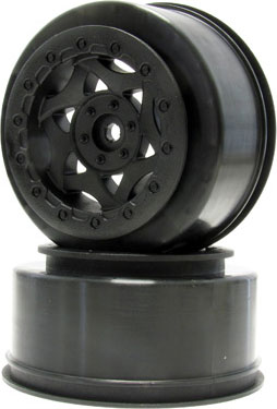 AKA Racing 1/10 Cyclone SC Wheel Rear Black 23001 2