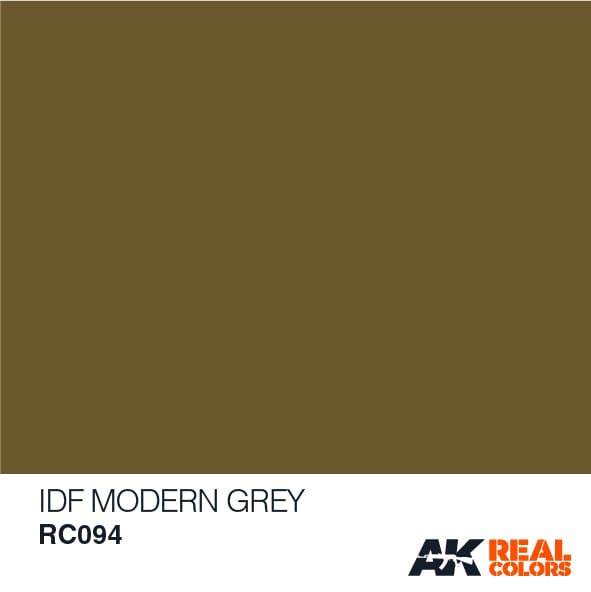 AK Interactive #AKI-RC094 Real Colors:IDF Sinai Grey Since 1990 Acrylic Lacquer AK Interactive #AKI-RC094 Real Colors:IDF Sinai Grey Since 1990 Acrylic Lacquer