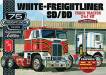 1/25 White Freightliner 2-In-1 SC/DD Cabover 75 Years
