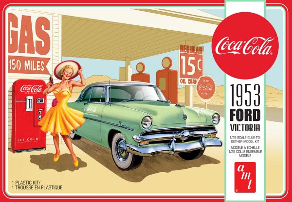 ☆ HOT ROD FORD Coke Ver．　　　　　　　　【特典会員限定】 AMT1146M - 1/25 1953 Ford Victoria Hardtop w/Coke Machine 2T