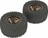 Copperhead MT Tire/Wheel Glued Black/Chrome (2)