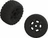 Dboots Ragnarok'tire Set Glued (Black) (1pr)