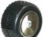RC18T Tires/Wheel Mounted Chrm