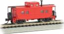 N Northeast Steel Caboose Unlettered/Red