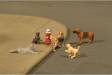 O Dogs w/Fire Hydrant (6)