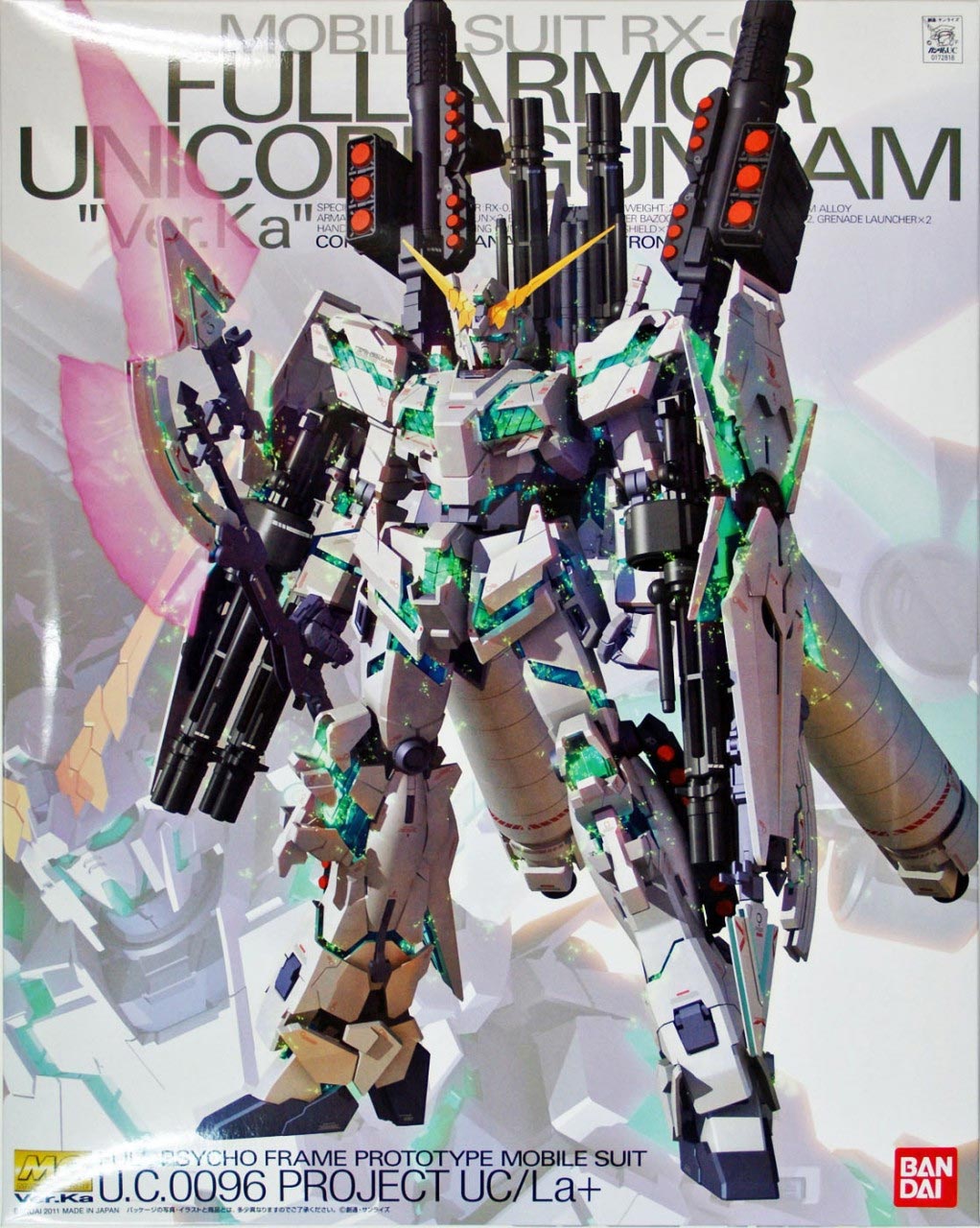BAN2133286 - 1/100 MG RX-0 Full Armor Unicorn Gundam (Ver.Ka