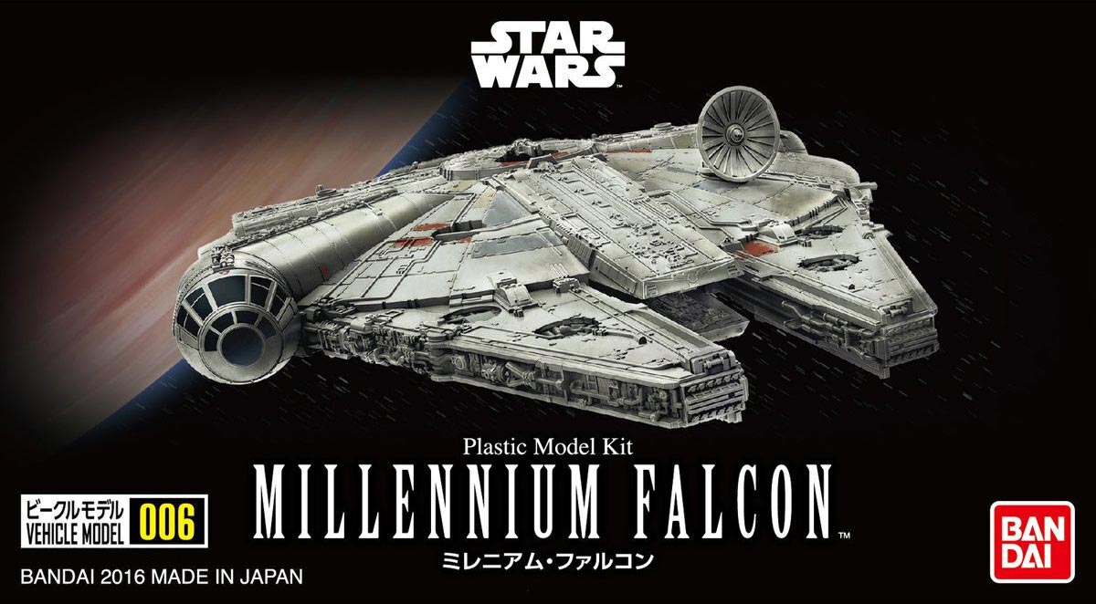 BAN2322887 Star Wars Vehicle Model 006 Millennium Falcon Star Wars By BANDAI Great Hobbies