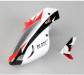 Complete White Canopy w/Vertical Fin MSRX