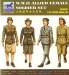 1/35 WWII Allied Female Soldier Set 4 Figures