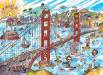 1000pc Puzzle DoodleTown: San Francisco
