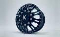 KG1 KD004 Duel Front Dually Wheels (2) w/Cap Decal