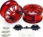 KG1 KD004 Duel Front Dually Wheel Red Anodized (2)