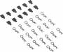 1/10 Body Clips (20) w/Rubber Pull Tabs (12)
