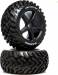 1/8 Badger Truggy Tire C2 Mounted 0-Offset (2)
