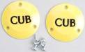 Cub Hub Caps - 1/4 Scale (2)