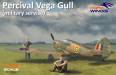 1/72 Percival Vega Gull Military Service Four-Seater Aircraft