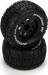 Ruckus Tire Premount Front/rear Black Wheel (2)