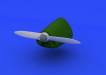 1/48 Aircraft Bf108 Wooden-Type Propeller for EDU (Decals & Resi