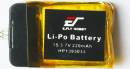 1s 3.7V 220mAh Li-Po Battery MDX189