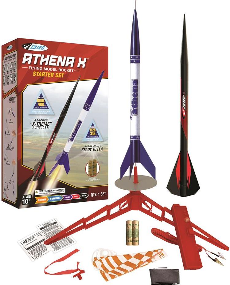 EST5304 - Athena X Starter Set 2-Rockets By ESTES MODELS @ Great