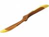 Propeller Wood Scale 23x8 Vintage S1 Mahogany Finish w/Gold