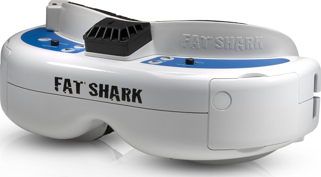 FAT106304 Dominator V3 FPV Goggles w OLED Rx 1800mAh LiPo