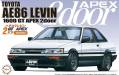 1/24 Toyota AE86 Levin 2 door Late Ver. Plastic Model