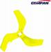 D75 Ducted PC 3-Blade 1.5mm&M5 - Yellow (2pr)