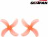 40mm 1609 PC 4-Blade 1.5mm - Clear Macho Pink
