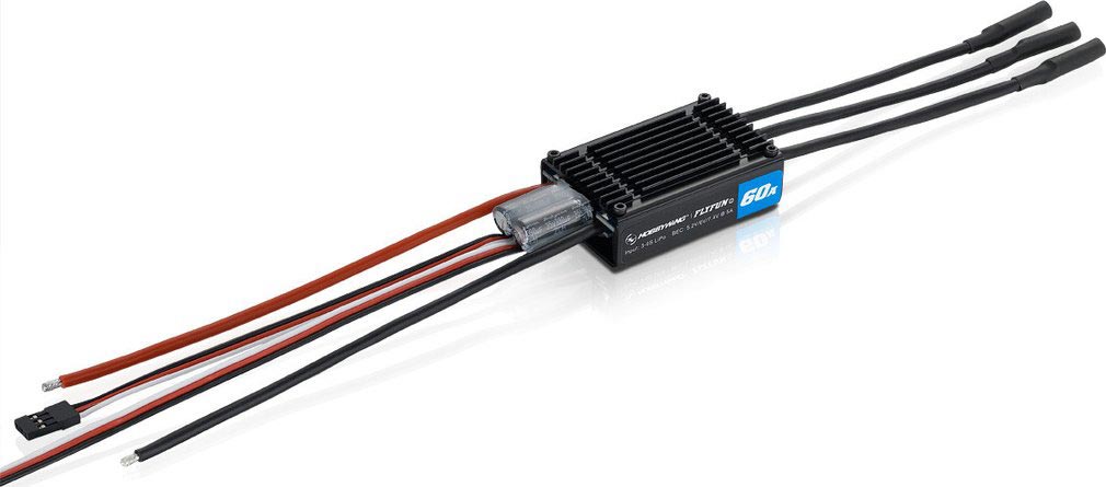 【残りわずか】 HBW30214101 - By w/SBEC LiPo 3-6S ESC V5 60A FlyFun パーツ
