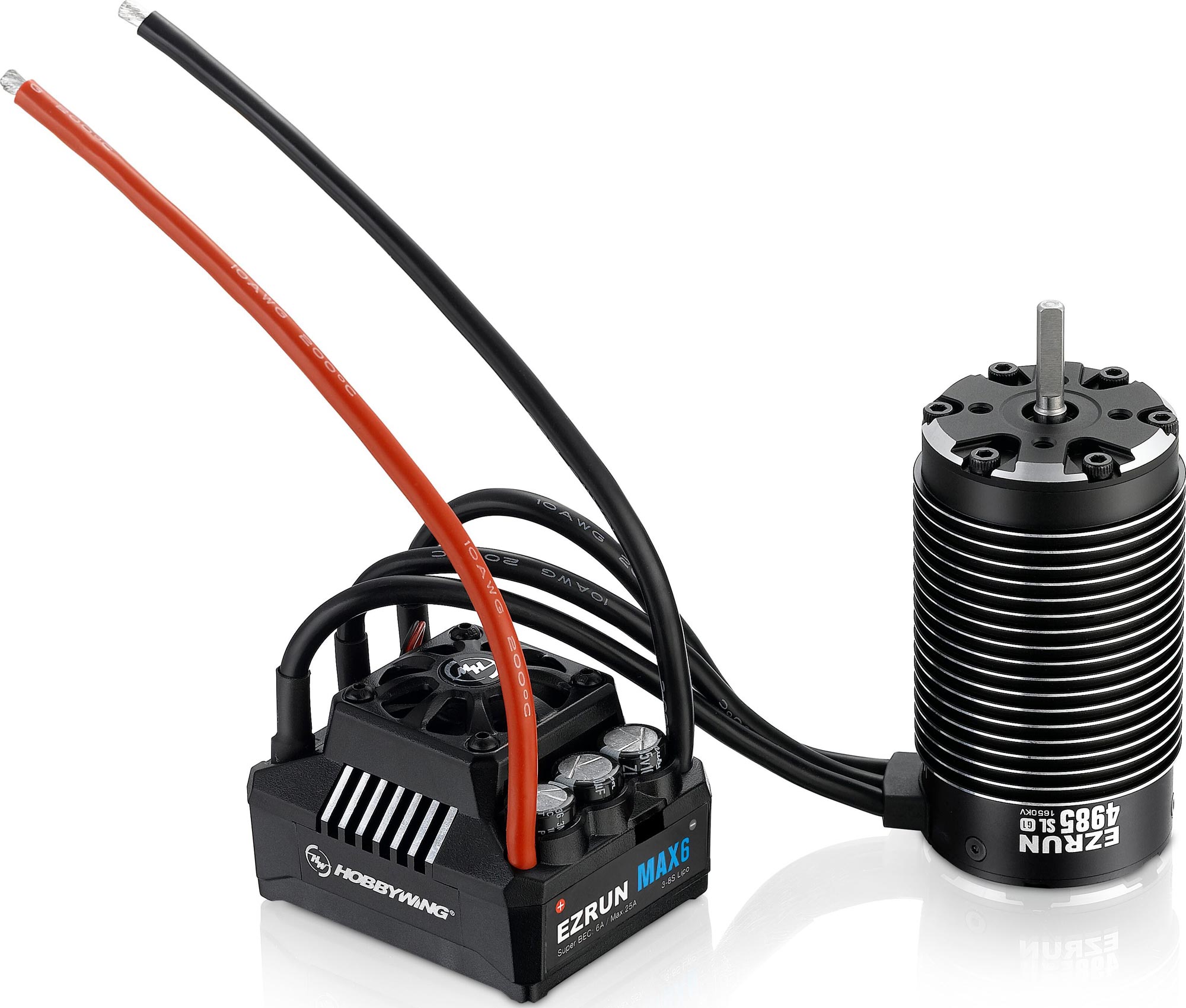 HBW38010801 - EzRun SL 4985 1650KV Motor w/Max6 ESC Combo By