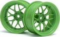 Tech 7 Wheel Green 52X26X+9mm Offset (2pcs)