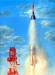 1/72 Mercury US Atlas Rocket Capsule