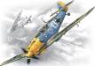 1/72 WWII German Messerschmitt Bf109E3 Fighter