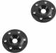 Finnisher Alum Wing Buttons Black B6/B6D