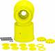 Aggressor Tire Wheel Yellow w/Interchangable Hubs (2) Kraton
