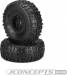 Landmine Tire Yellow Compound Mounted 3393B Wheel (2) SCT