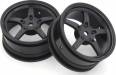5-Spoke Racing Wheel Black (2)
