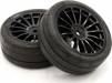 Premounted Tire 15-Spoke (M) Black FZ02 (2)