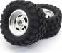 Glued Tire & Wheel Satin Chrome Mad Wagon VE (2)