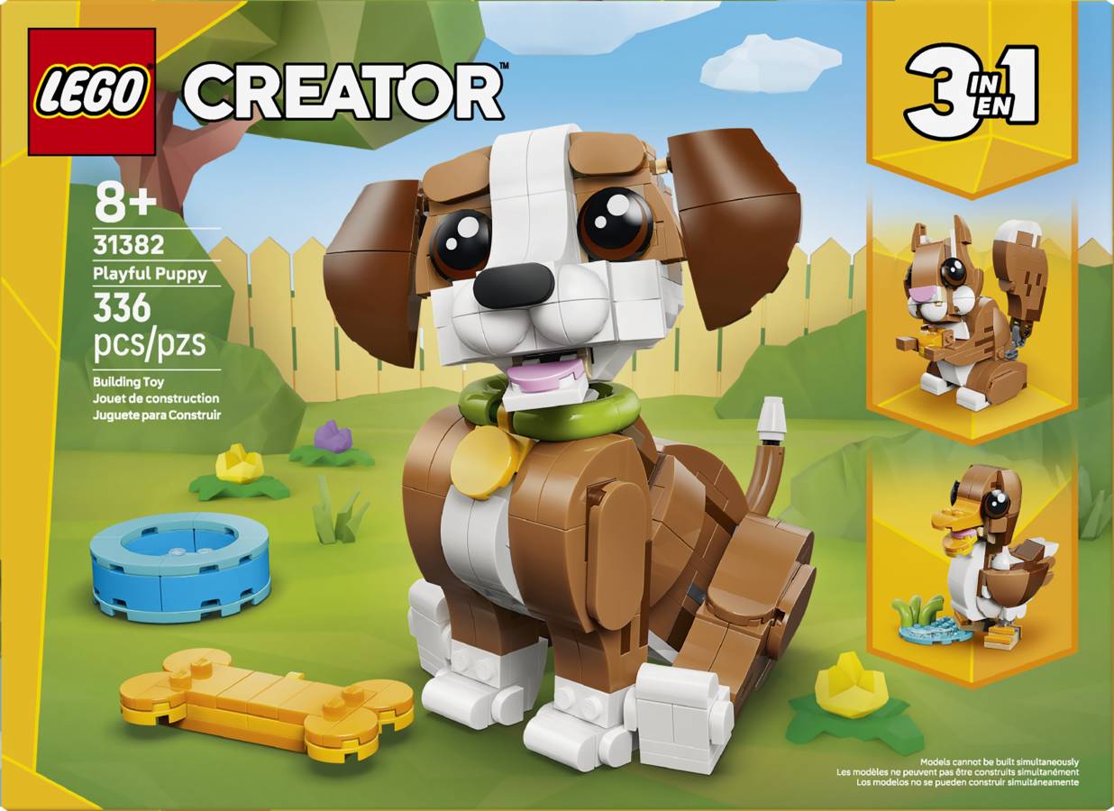 LEG31382 - LEGO Creator 3in1 Playful Puppy 336pcs By LEGO® @ Great