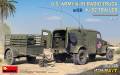 1/35 US Army K-51 Radio Truck w/K-52 Trailer & Interior