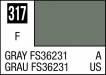 Mr Color 10ml 317 Gray FS36231 (Semi-Gloss/Aircraft)