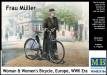 1/35 WWII Frau Muller Woman & Women's Bicycle Europe