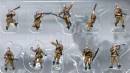 1/144 Russian Infantry WWII (10) (Painted)